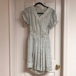 Dress with back cut-out